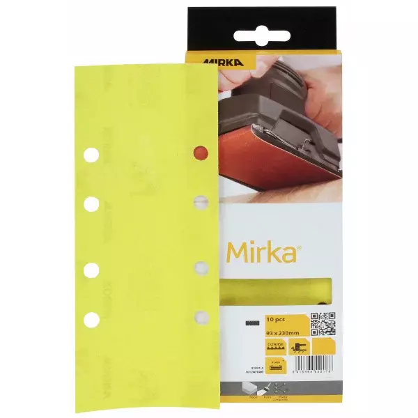 HIOMA-ARKKI 93X230MM MIR1180 MIRKA 8-REIK.LAJITELMA - Käsihiomatarvikkeet - 3670 - 1