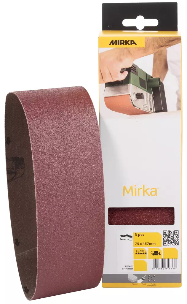 HIOMANAUHA 75X457MM P120 HIOLIT XO 3KPL - Käsihiomatarvikkeet - 1160 - 1