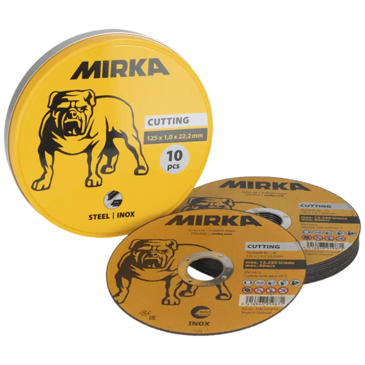 KATKAISULAIKKA 125X1,0X22,2MM 10KPL INOX - Katkaisulaikat - 2970 - 1