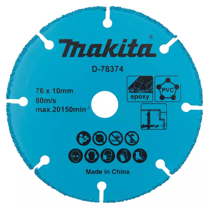 MAKITA KATKAISULAIKKA KARBIDI PVC/EPOKSI 76MM D-74837 - Katkaisulaikat - 7530 - 1