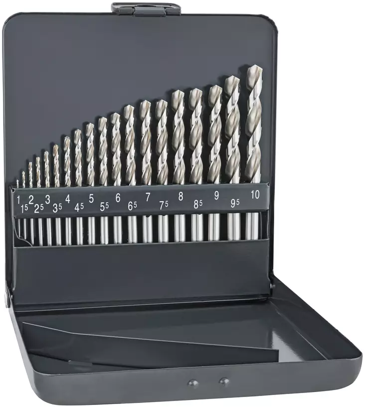 METALLIPORANTERÄSARJA 19-OS 1-10MM HSS PRO - Poranterät - 2130 - 1