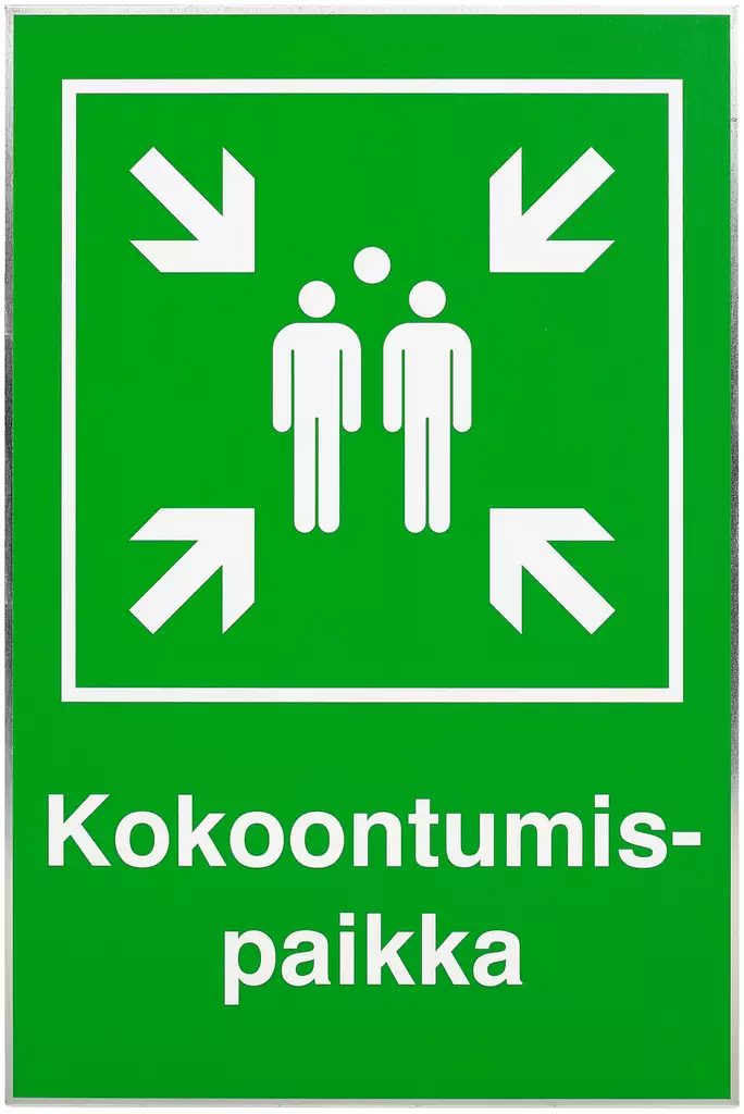 OPASTE 200X300 KOKOONTUMISPAIKKA ALU - Kilvet, opasteet ja liikenteenohjaus - 460 - 1