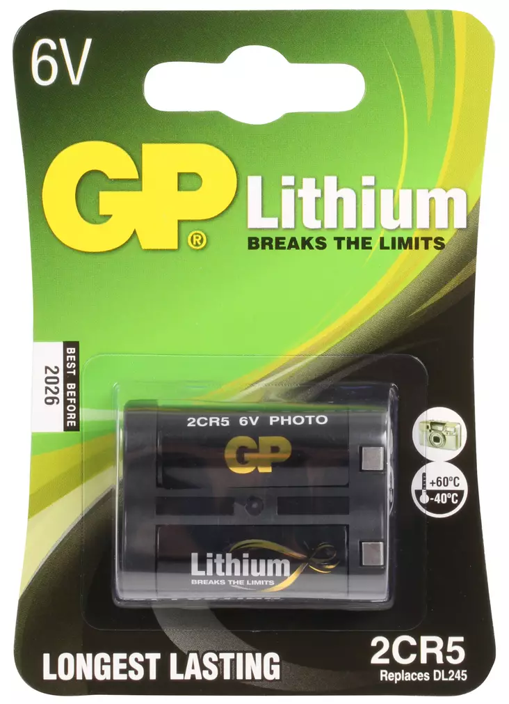 PARISTO FOTO 6V 2CR5 LITHIUM 1KPL - Paristot - 1150 - 1