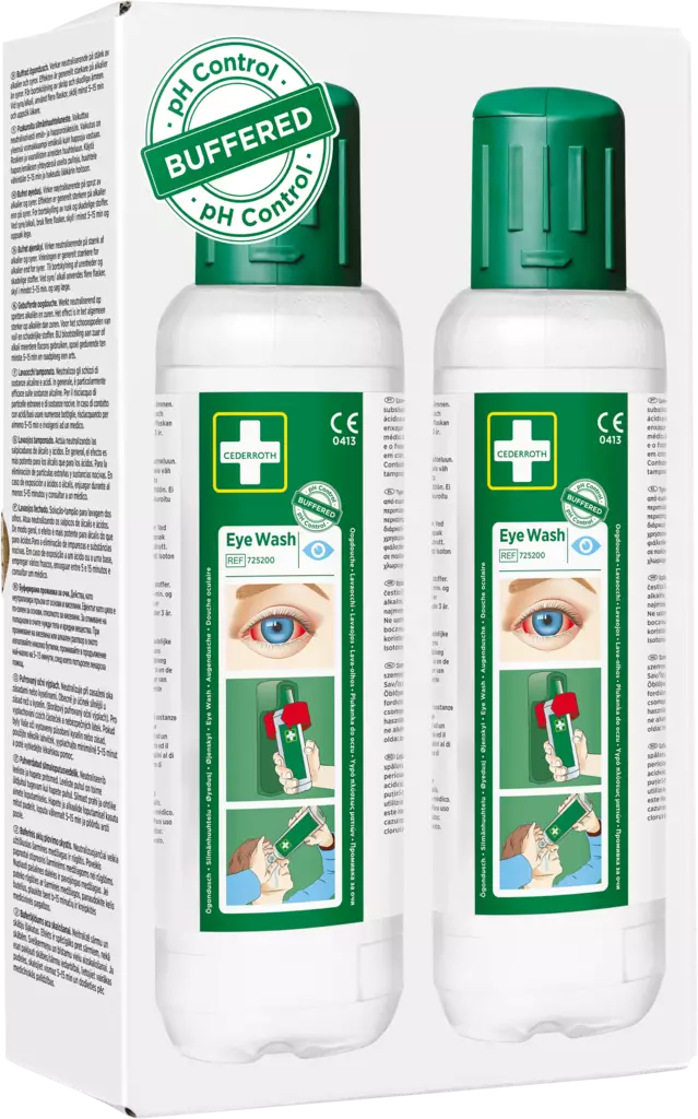 SILMÄNHUUHTELU 2X500ML CDR725200 CEDERROTH - Ensiaputarvikkeet - 3330 - 1