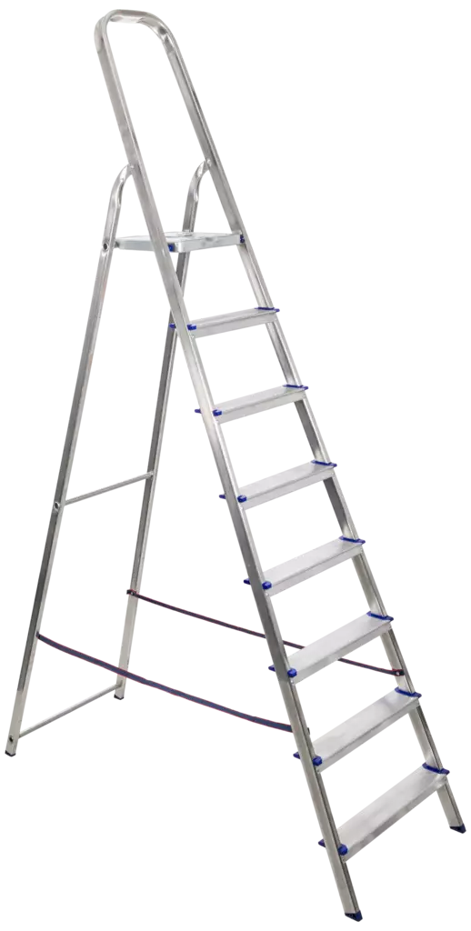 TALOUSTIKAS 8-ASKELMAA ALU 1710MM ALFA - Tikkaat - 2500 - 1