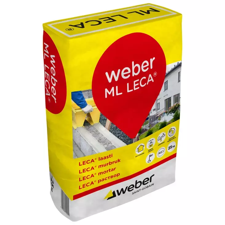 WEBER ML LECA LAASTI 25 KG - Muurauslaastit - 6680 - 1