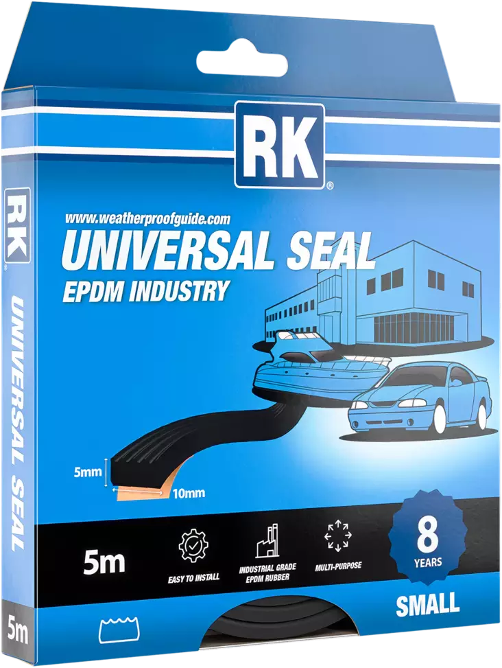 YLEISTIIVISTE TEOLLISUUS MUSTA 5X10MM 5M - Ikkuna- ja ovitiivisteet - 1560 - 1