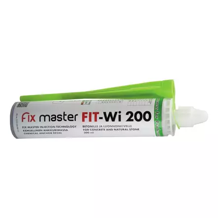 ANKKURIMASSA KEMIALLINEN 300ML FIT-WI 200 12KPL/LTK - Liimat ja tiivistysmassat - 7020 - 1
