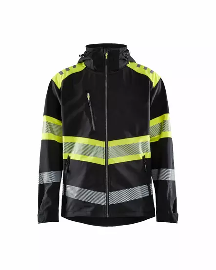 BLÅKLÄDER HIGHVIS SOFTSHELL-TAKKI LK1 4494-9933 - Huomiotakit - 9470 - 1