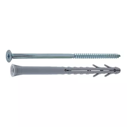 KARMITULPPA 10X80MM UPPOKANTA TX40 SÄHKÖSINKITTY 50KPL/LTK - Karmiruuvit ja karmitulpat - 7480 - 1
