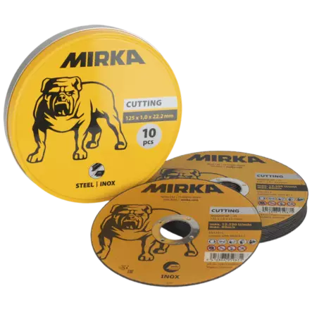KATKAISULAIKKA 125X1,0X22,2MM 10KPL INOX - Katkaisulaikat - 2970 - 1