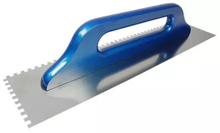 LAASTIKAMPA 12X48CM 6X6MM RUOSTUMATON - Muuraus- ja rappaustyökalut - 500 - 1