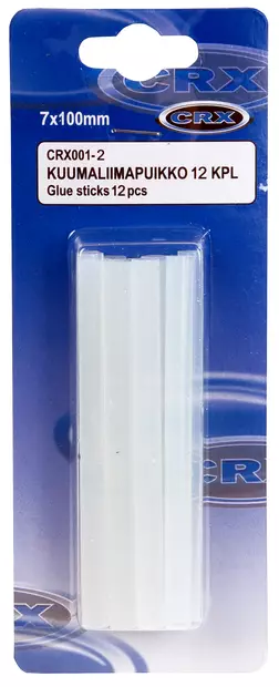 LIIMAPUIKKO 7,5MM 12KPL CRX001-2 - Kuumaliimapistoolit ja tarvikkeet - 4080 - 1