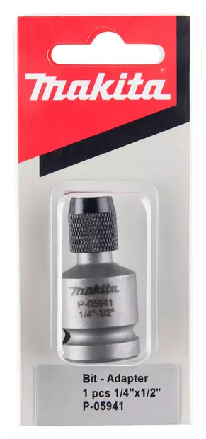 MAKITA BITSIADAPTERI 1/2" VÄÄNTIMIIN 1/4" BITSEILLE - Ruuvauskärjet ja ruuvaustarvikkeet - 8920 - 2
