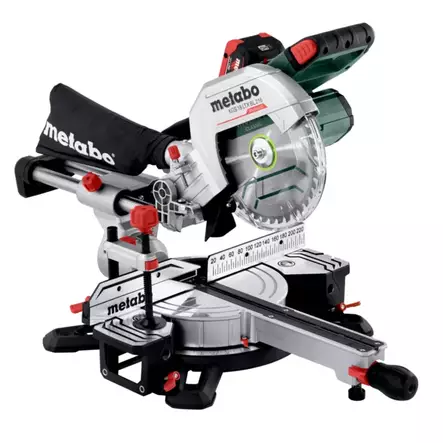 METABO AKKUJIIRISAHA KGS 18 LTX BL 216 + 2 x 8,0Ah - Jiirisirkkelit - 5380 - 2