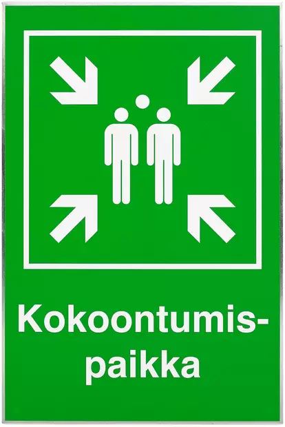 OPASTE 200X300 KOKOONTUMISPAIKKA ALU - Kilvet, opasteet ja liikenteenohjaus - 460 - 1