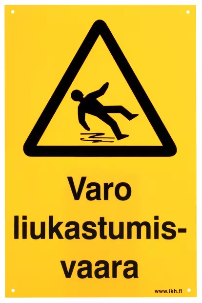 OPASTE 200X300 VARO LIUKASTUMISVAARA - Kilvet, opasteet ja liikenteenohjaus - 840 - 1