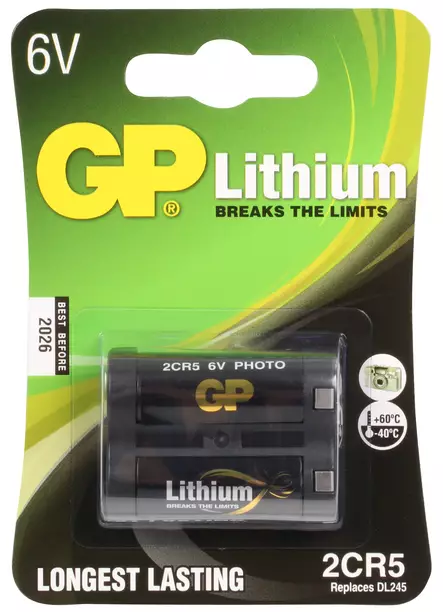 PARISTO FOTO 6V 2CR5 LITHIUM 1KPL - Paristot - 1150 - 1