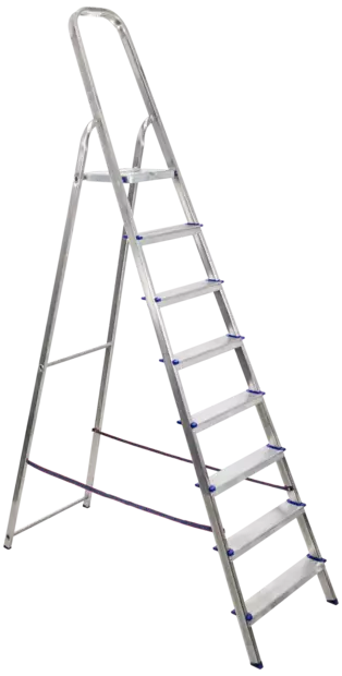 TALOUSTIKAS 8-ASKELMAA ALU 1710MM ALFA - Tikkaat - 2500 - 1