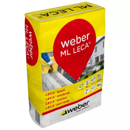 WEBER ML LECA LAASTI 25 KG - Muurauslaastit - 6680 - 1