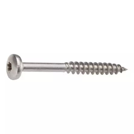YLEISRUUVI 6X80MM A2/RST LIERIÖKANTA TX25 100KPL/LTK - Yleisruuvit ja puuruuvit - 6700 - 1