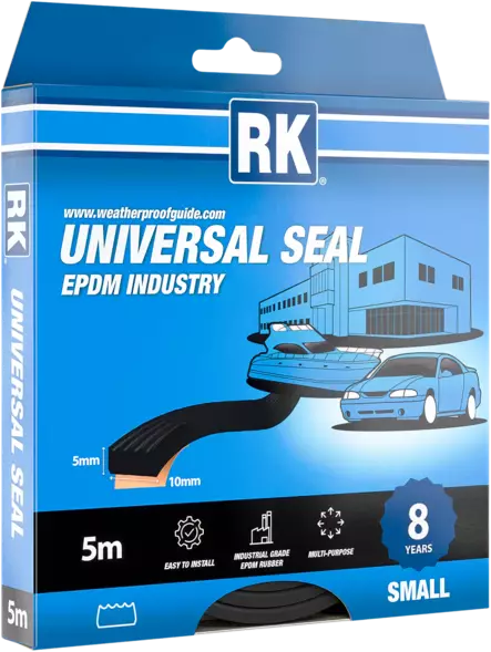 YLEISTIIVISTE TEOLLISUUS MUSTA 5X10MM 5M - Ikkuna- ja ovitiivisteet - 1560 - 1