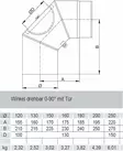 JEREMIAS SAVUPUTKI NIVEL ø 120mm / 0-90° NUOHOUSLUUKULLA - Savupiiput - 6860 - 2