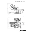 METABO AKKUJIIRISAHA KGS 18 LTX BL 216 + 2 x 8,0Ah - Jiirisirkkelit - 5380 - 3