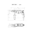 METABO ISKUPORAKONE 1300W SBEV 1300-2 - Porakoneet - 4540 - 4