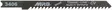 PISTOSAHANTERÄ 75MM CV 8TPI 3406 PUU 5KPL - Sahanterät - 1630 - 1