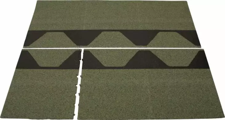 HARJA-/RÄYSTÄSLEVY ICOPAL PLANO PRO COMBI 2-LAATU METSÄNVIHREÄ - Bitumikatteet - 9071 - 1