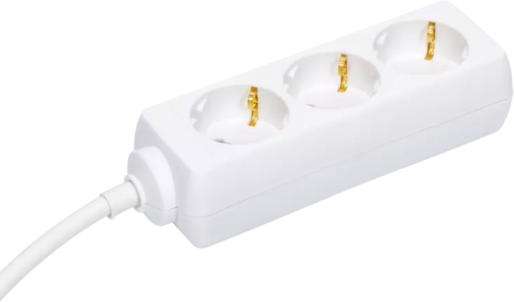 JATKOJOHTO 3-OS 1,4M VALKOINEN - Jatkojohdot, kelat ja tarvikkeet - 241 - 1