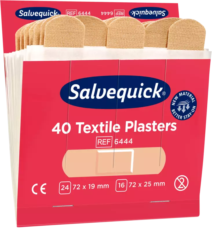 LAASTARI KANGAS 6X40KPL SALVEQUICK - Ensiaputarvikkeet - 1181 - 1