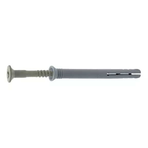 LISTATULPPA 5X40MM HARMAA 200KPL/LTK - Proput, ankkurit ja tulpat - 8411 - 1