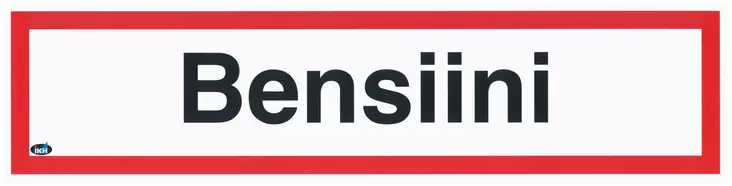 OPASTE BENSIINI 400X100 MUOVI - Kilvet, opasteet ja liikenteenohjaus - 311 - 1