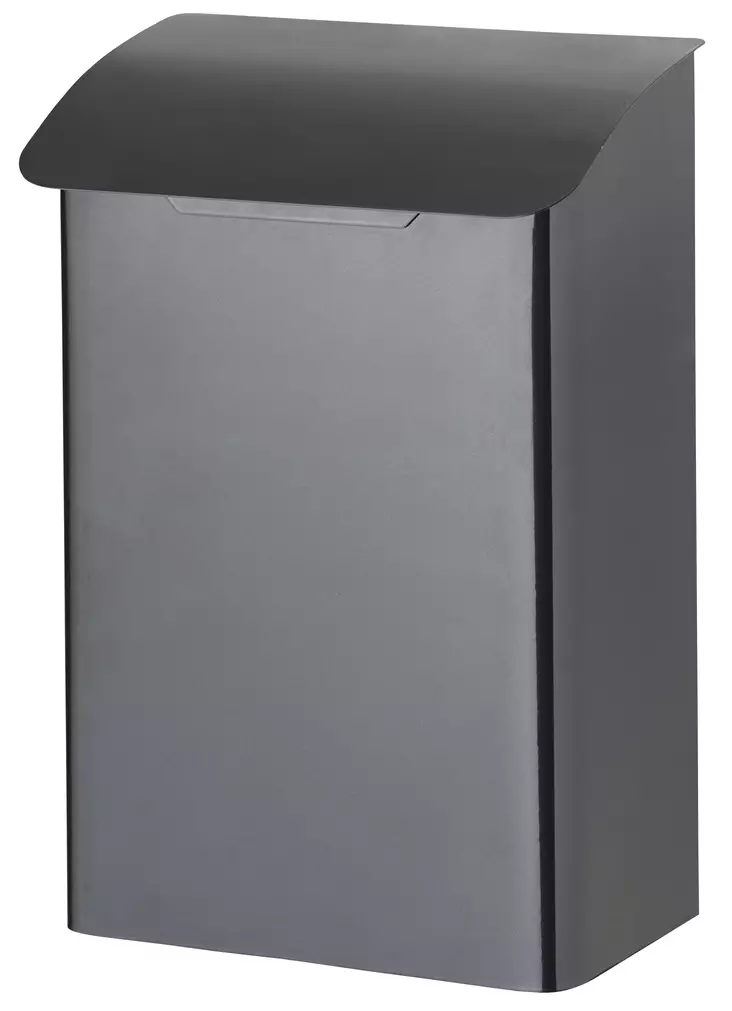 POSTILAATIKKO METALLIA MUSTA - Postilaatikot - 2521 - 1