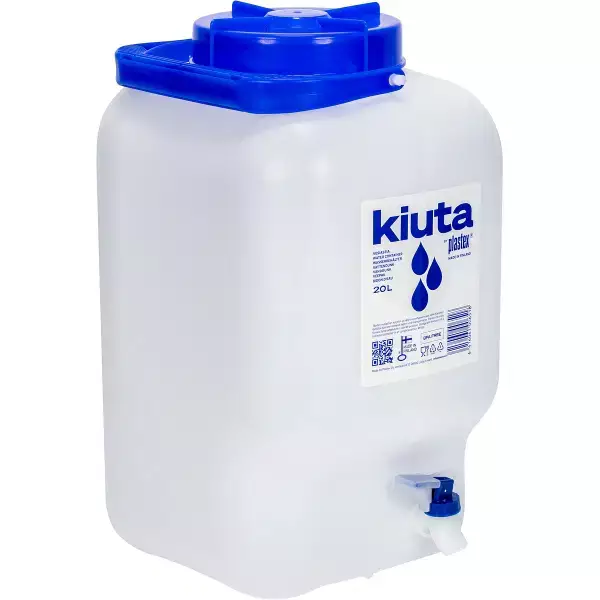 VESIASTIA 20L PLASTEX KIUTA HANALLA - Saavit, vesiastiat ja kannut - 321 - 1