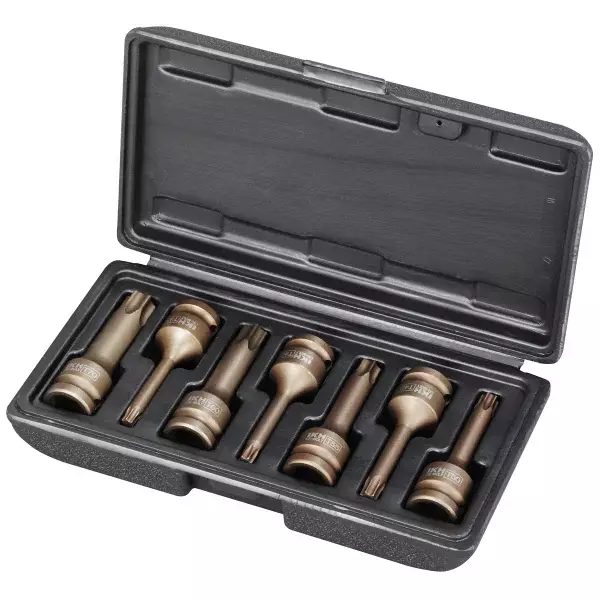 VOIMAHYLSYSARJA TORX 1/2" T35-T70 7-OS. - Hylsyt - 8641 - 1