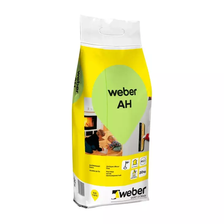 WEBER AH ANTIIKKILAASTI HIENO 20KG - Tasoitteet - 7241 - 1