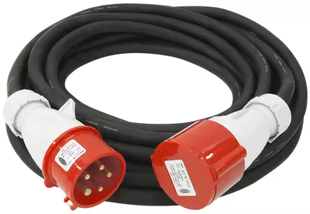 JATKOJOHTO 20M 400V CRX1012 CRX 5X2,5 KUMIKAAPELI - Jatkojohdot, kelat ja tarvikkeet - 3831 - 1