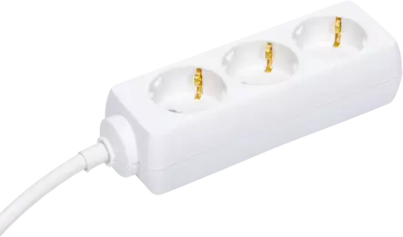 JATKOJOHTO 3-OS 1,4M VALKOINEN - Jatkojohdot, kelat ja tarvikkeet - 241 - 1