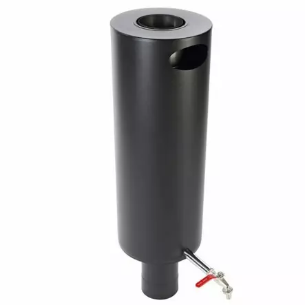 JEREMIAS PIIPPUSÄILIÖ PYÖREÄ 25L / 115 ø MUSTA - Savupiiput - 6271 - 1