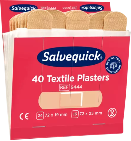 LAASTARI KANGAS 6X40KPL SALVEQUICK - Ensiaputarvikkeet - 1181 - 1