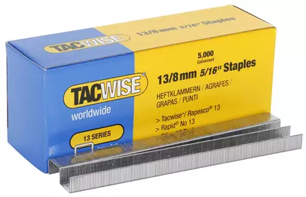 NIITTI 13/8MM RAPE1308 TACWISE 5000KPL/LTK - Niitit ja sinkilät - 3691 - 1