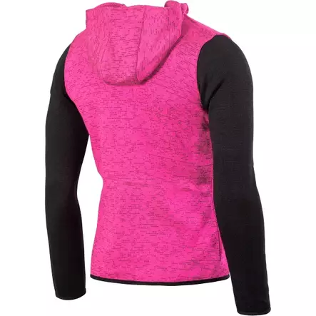 PATRON ISABEL NAISTEN FLEECE NEULETAKKI PINKKI/MUSTA PAT568N - Fleecetakit - 9321 - 2