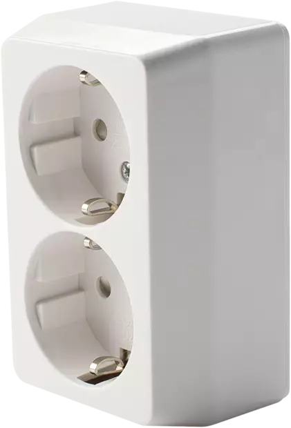 PISTORASIA 2-OS. AM0239 AMIGA MAAD.IP20 - Sähköasennustarvikkeet, rasiat ja sulakkeet - 4051 - 1