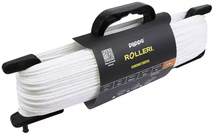 ROLLERI 3MM*130M VALKOINEN - Köydet, kiinnitysliinat ja narut - 1831 - 1