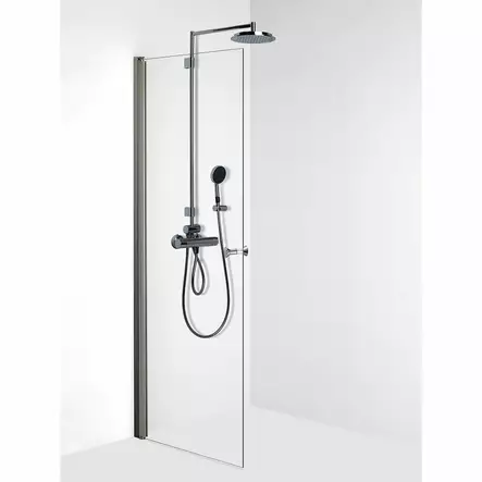 SUIHKUSEINÄ DOMESTIC KÄÄNTYVÄ T943 88X190 SUORA KIRKAS - Saunan ja kylpyhuoneen ovet - 7261 - 1