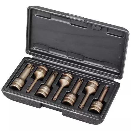 VOIMAHYLSYSARJA TORX 1/2" T35-T70 7-OS. - Hylsyt - 8641 - 1
