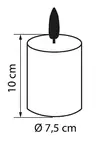 AIRAM LED-PÖYTÄKYNTTILÄ 10CM AJASTIMELLA - Jouluvalot ja kausivalot - 9631 - 4